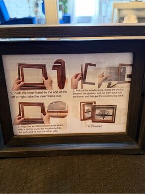 Classic Black Wood Photo Frame - Home Accents